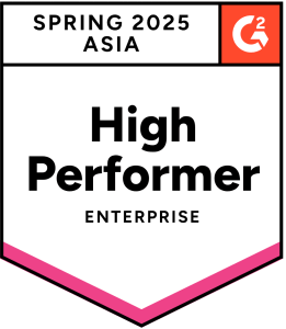 G2 Spring 2025 Asia High Performer Enterprise badge