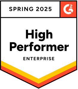 G2 Spring 2025 High Performer Enterprise badge